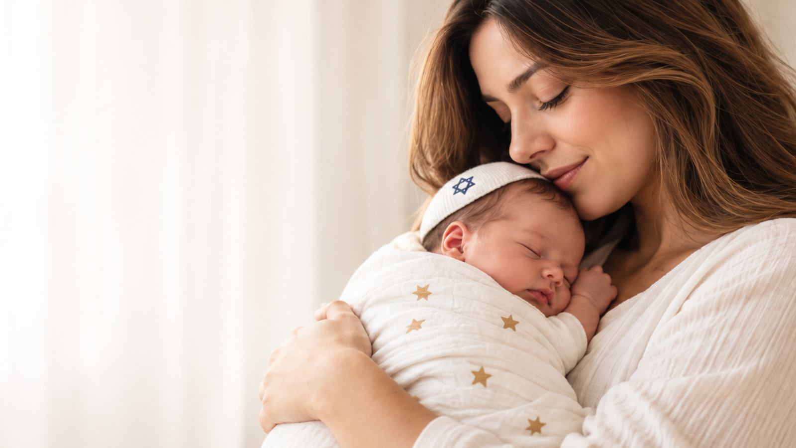 Parents holding their newborn