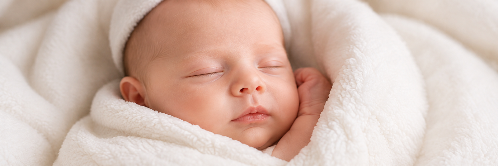 Newborn's tiny feet