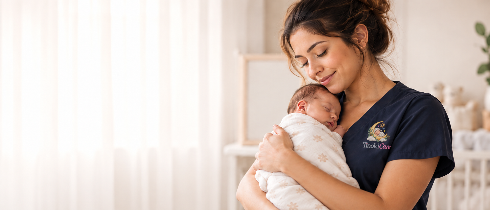 Newborn holding a parent's finger